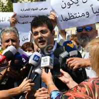 اعتصام للصيادلة أمام مبنى وزارة الصحة في بئر حسن - محمد سلمان
