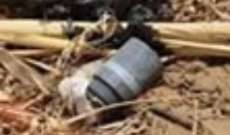 النشرة: الجيش فجر قنبلة عنقودية من مخلفات حرب تموز في ميمس