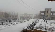 النّشرة: الثلوج على ارتفاع 700 متر وما فوق في حاصبيا ما تسبب بقطع الطرقات وإغلاق المدارس