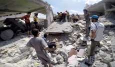 المرصد السوري: مقتل 15 مدنيا بغارات للنظام على إدلب في شمال غرب سوريا