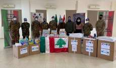الكتيبة الإيطالية باليونيفيل قدمت أدوية ومعدات لمكافحة كورونا لمركز الخدمات الإنمائية في عيتا الشعب