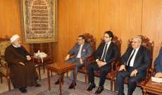 علي الخطيب استقبل السفير المصري الجديد في لبنان بزيارة تعارفية