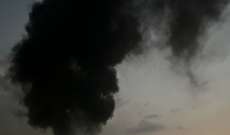كريستينا أبي حيدر نشرت صورة دخان كثيف من معمل الزوق: 