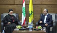 مسؤول منطقة الجنوب الأولى في حزب الله استقبل المطران الحاج