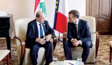 ماكرون في برقية للرئيس عون: فرنسا متعلقة بروابط الاخوة التي تجمعها مع لبنان ومع الشعب اللبناني