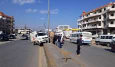 النشرة: إصابة شخص نتيجة حادث سير على طريق مجدل عنجر