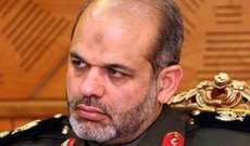 وزير الدفاع الإيراني: لم ولن نرسل قوات عسكرية إلى سوريا