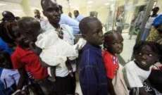  800 ألف طفل نازح بسبب الصراع في جنوب السودان 