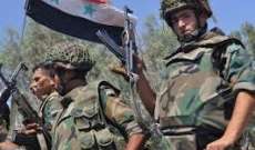 النشرة: الجيش السوري يقصف بالمدفعية والصواريخ مواقع المسلحين في جوبر