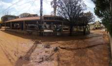 النشرة: دخول المياه الى المنازل في علي النهري نتيجة الامطار الغزيرة