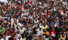 التلفزيون المصري عن مصدر: لا قتلى في الاشتباكات بين الجيش ومؤيدي مرسي