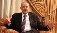 بري عرض التطورات مع السفير المصري في لبنان