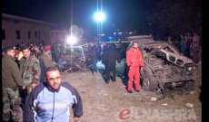 هيئة الإغاثة تبدأ عملية مسح الأضرار الناجمة عن تفجير النبي عثمان 