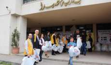 "الليونز متروبوليتان" وزع مساعدات للنازحين السوريين في بلدية صيدا