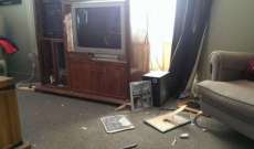 نجاة زوجين من صاعقة برق ضربت غرفة نومهما