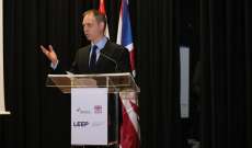 السفير البريطاني بحفل اختتام برنامج تطوير الأعمال والتوظيف في لبنان: ليتحمل السياسيون والقادة مسؤولياتهم