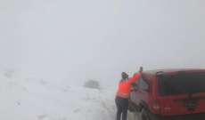 النشرة: الدفاع المدني توجه لجبل صنين لانقاذ مواطنين احتجزوا بالثلوج