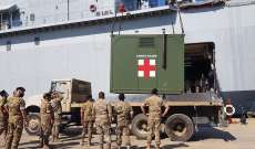 السفارة الإيطالية: وصول السفينة العسكرية التابعة للبحرية الإيطالية إلى مرفأ بيروت