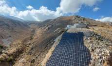 مؤسسة مياه البقاع تتسلم مشروع الطاقة الشمسية الخاصة بمضخات نبع جديتا