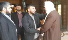 زهران علوش زار تركيا والتقى علماء سوريين معارضين 