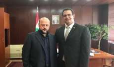 مدير إعلام "الحزب الديمقراطي اللبناني"  زار رياشي مهنئاً