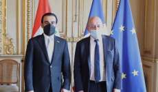 الحلبوسي ولودريان ناقشا أهمية استمرار فرنسا بدعم العراق وإسناده بالحرب ضد داعش