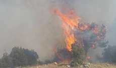 رئيس بلدية القبيات: الحريق الذي اندلع في جرود القبيات وصل الى المنازل
