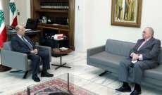 الرئيس عون التقى البستاني وعرض معه التطورات السياسية الراهنة