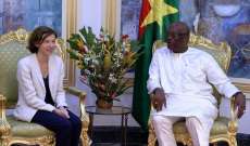 بارلي جددت لرئيس بوركينا فاسو دعم فرنسا لقوة مجموعة دول الساحل الخمس