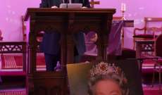 صلاة لراحة نفس الملكة اليزابيث الثانية بالكنيسة الانجليكانية ببيروت وكاول شكر للبنان إعلانه الحداد الوطني