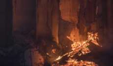 تجدد النيران في أهراءات القمح في مرفأ بيروت