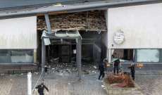 انفجار في مدينة هلسنبوري السويدية يلحق أضرارا بمركز شرطة