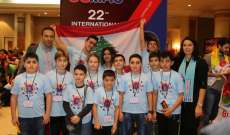 أطفال لبنان أحرزوا المراكز الأولى بمسابقة الحساب الذهني الفوري بكوالالمبور