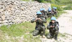 الكتيبة الكورية قامت بتدريب مشترك مع القطاع الغربي باليونيفيل حفاظا 