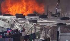 إصابة 8 أشخاص إثر حريق بمضخة بنزين شمال شرق الهند