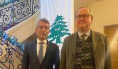 دوكان أكد لفياض أن فرنسا ستدعم ملف لبنان لدى البنك الدولي بما يتعلق باستيراد الغاز المصري والكهرباء الأردنية