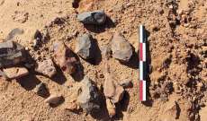 العثور على فؤوس حجرية في السعودية تعود الى العصر الحجري