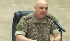 قائد الجيش بحث مع السفير القطري في لبنان اخر التطورات