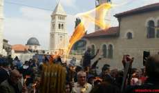 الأمن الإسرائيلي اعتدى على مصلين مسيحيين قرب كنيسة القيامة بالقدس