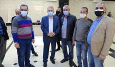 النشرة: سفير فلسطين في لبنان تفقد مستشفى الهمشري في صيدا