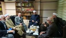 حركة التوحيد: وفد علمائي زار طهران وتأكيد ضرورة التمسك بالمقاومة 