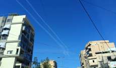 الطيران الحربي الإسرائيلي يُحلق على علو منخفض فوق بيروت وعدد من المناطق اللبنانية