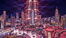 دبي احتفلت برأس السنة بتقديم عروض نارية هي الأضخم على مستوى العالم