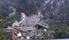 الطيران الحربي الإسرائيلي استهدف أحد المنازل الخالية في بلدة كفركلا ودمره بالكامل