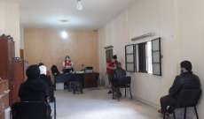فريق من مفوضية اللاجئين أخذ عينات PCR لمئة نازح سوري في عكار