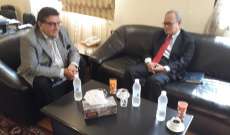محافظ النبطية التقى السفير الاندونيسي في بيروت  