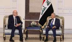 ميقاتي بحث مع رئيس العراق بتعزيز علاقات الصداقة والتعاون ووجّه إليه دعوة رسمية لزيارة لبنان