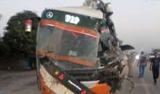 مقتل 7 أشخاص في اصطدام حافلة مدرسية بشاحنة في الهند