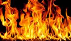 النشرة: إخماد حريق شب في أحد المنازل في برالياس وإصابة امرأة بحروق