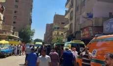 الكنيسة القبطية نقلا عن مصادر في وزارة الصحة المصرية: مقتل 41 شخصا في حريق كنيسة إمبابة